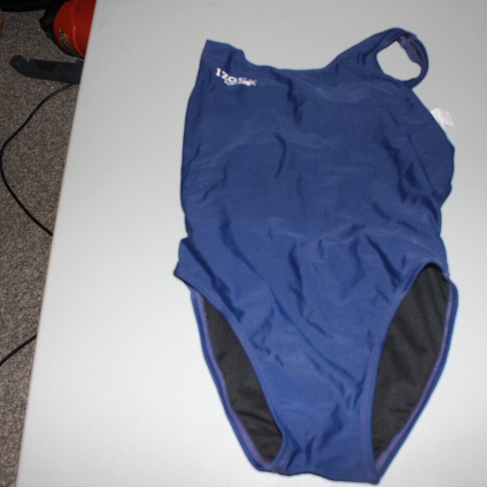 Blue 1 Pcs Izod Swimsuit Size 34